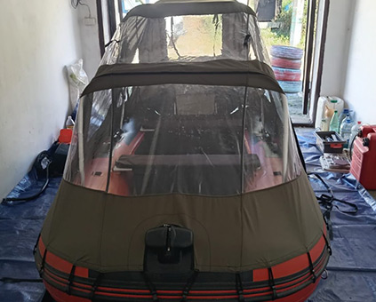 Комбинированный тент для ПВХ лодки Gladiator С330AL